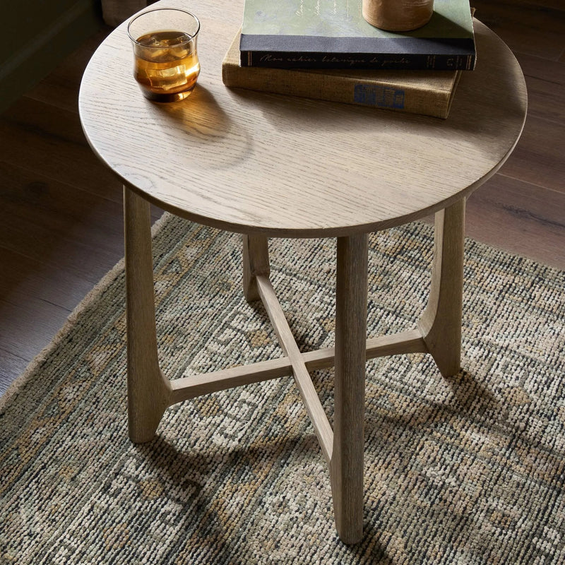 Dupree Washed Oak End Table | ready to ship!