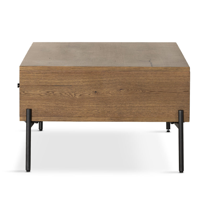 Eaton Amber Oak Resin Coffee Table | shipping 6/3/2025