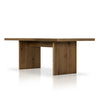 Eaton Amber Oak Resin Dining Table | ready to ship!