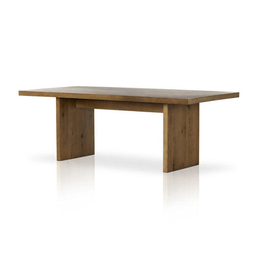 Eaton Amber Oak Resin Dining Table | ready to ship!