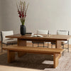 Eaton Amber Oak Resin Dining Table | ready to ship!