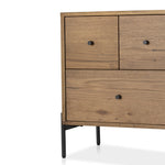 Eaton Amber Oak Resin Nightstand | ready to ship!