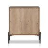 Eaton Amber Oak Resin Nightstand | ready to ship!