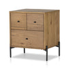 Eaton Amber Oak Resin Nightstand | ready to ship!