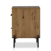 Eaton Amber Oak Resin Nightstand | ready to ship!