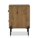 Eaton Amber Oak Resin Nightstand | ready to ship!