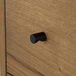 Eaton Amber Oak Resin Nightstand | ready to ship!
