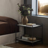 Eisen Wavy White Marble Nightstand | shipping 7/20/2025