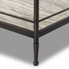 Eisen Wavy White Marble Nightstand | shipping 7/20/2025