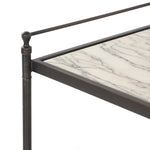 Eisen Wavy White Marble Nightstand | shipping 7/20/2025