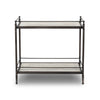 Eisen Wavy White Marble Nightstand | shipping 7/20/2025