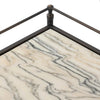 Eisen Wavy White Marble Nightstand | shipping 7/20/2025