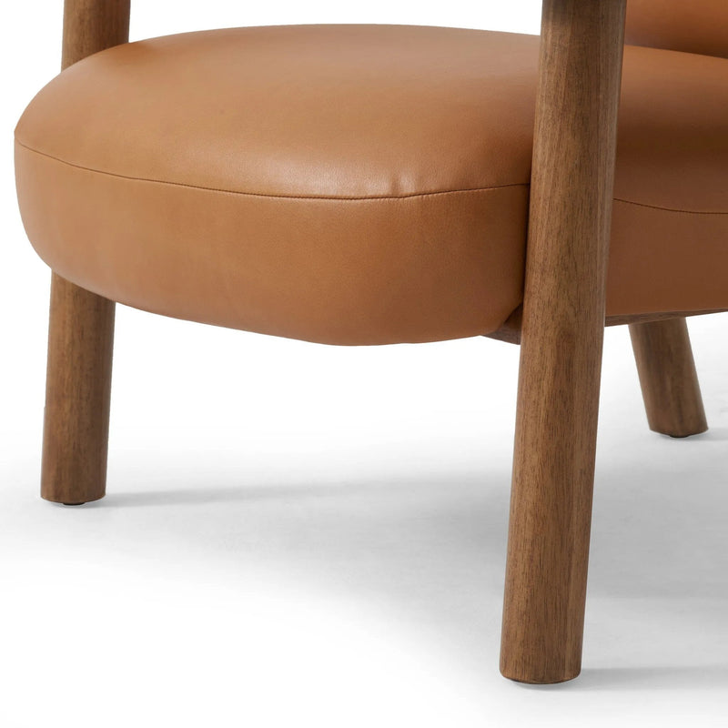 Eisley Trevino Camel Accent Chair | ready to ship!