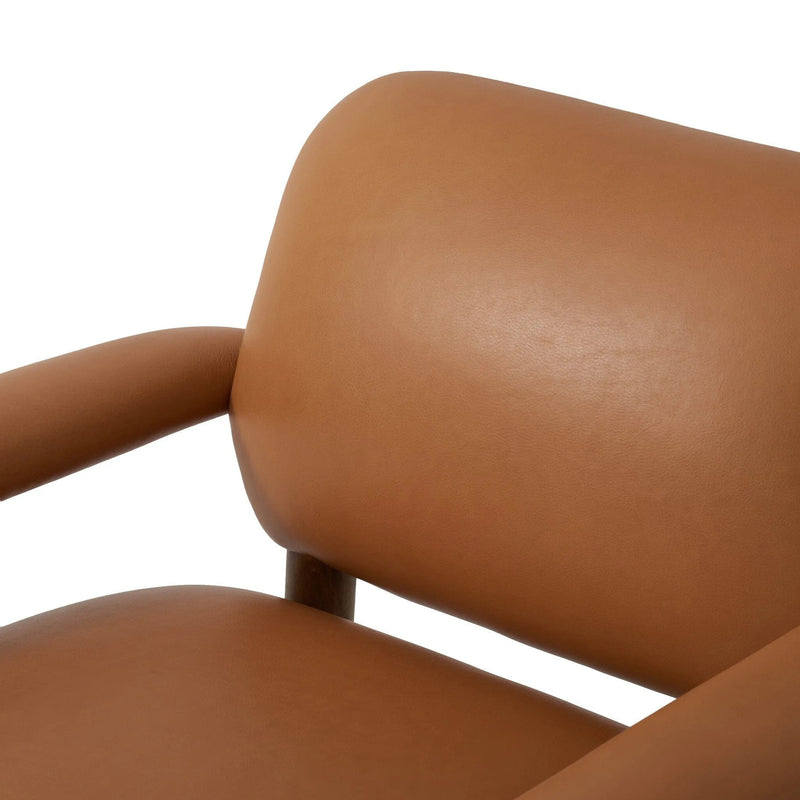 Eisley Trevino Camel Accent Chair | ready to ship!