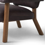 Eisley Tumble Waxed Slate Accent Chair | ready to ship!