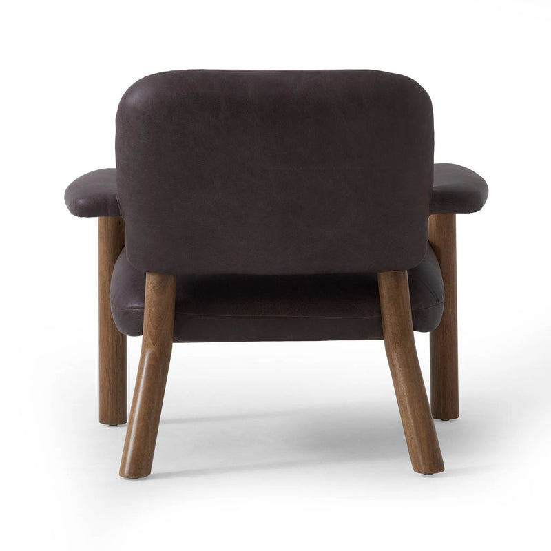 Eisley Tumble Waxed Slate Accent Chair | ready to ship!