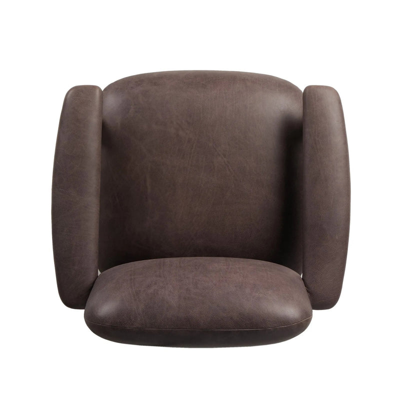 Eisley Tumble Waxed Slate Accent Chair | ready to ship!