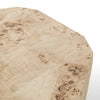Elena Light Burl Coffee Table | shipping 6/3/2025