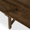 Elio Burnt Bleached Oak Accent Bench | shipping 8/5/2025