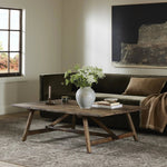 Elio Burnt Bleached Oak Small Coffee Table | shipping 10/19/2025