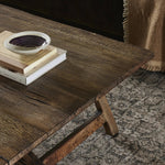 Elio Burnt Bleached Oak Small Coffee Table | shipping 10/19/2025