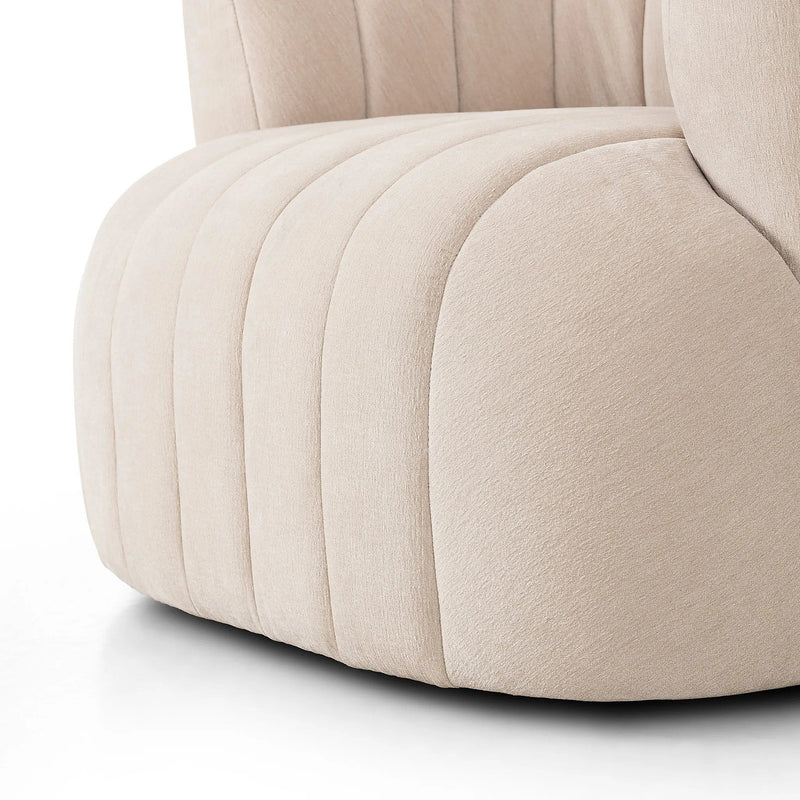 Elliana Blamont Cream Swivel Chair | ready to ship!