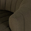 Elliana FIQA Boucle Olive Swivel Chair | ready to ship!