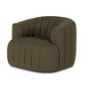 Elliana FIQA Boucle Olive Swivel Chair | ready to ship!