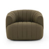 Elliana FIQA Boucle Olive Swivel Chair | ready to ship!