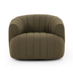 Elliana FIQA Boucle Olive Swivel Chair | ready to ship!
