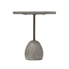 Emens Aged Smoke Concrete Outdoor End Table | shipping 9/2/2025