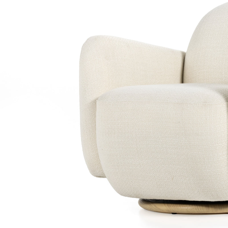 Enya Gibson White Swivel Chair | shipping 10/10/2025