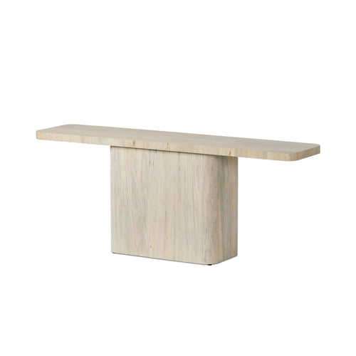 Esmi Bleached Spalted Primavera Console Table | shipping 10/04/2025