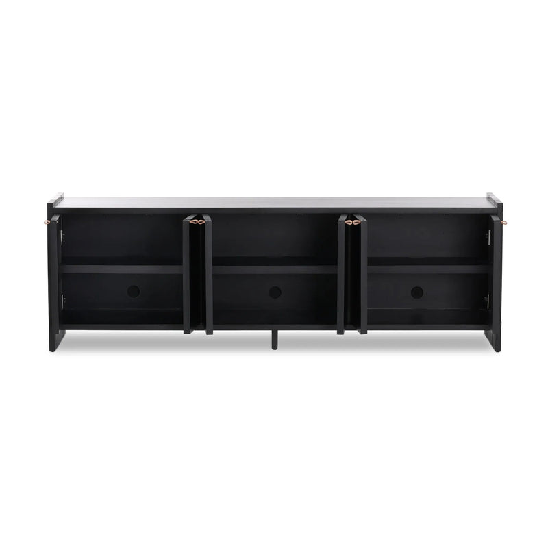 Etro Black Wash Poplar Media Console | ready to ship!