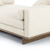 Everly Irving Taupe Tete A Tete Chaise | ready to ship!