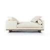Everly Irving Taupe Tete A Tete Chaise | ready to ship!