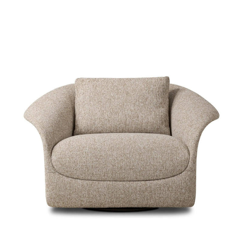 Ezra Yuma Dove Swivel Chair | shipping 8/29/2025