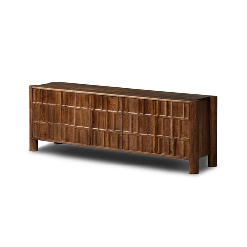 Ezri Cocoa Oak Media Console | ready to ship!