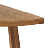 Fara Light Brown Oak Console Table | ready to ship!