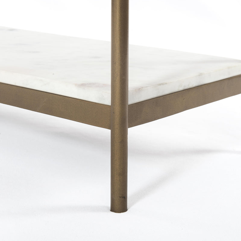 Felix Antique Brass Small Console Table | ready to ship!