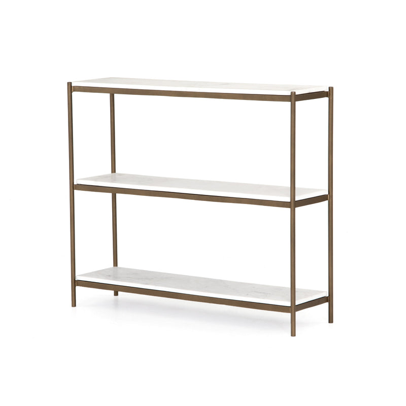 Felix Antique Brass Small Console Table | ready to ship!