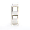 Felix Antique Brass Small Console Table | ready to ship!