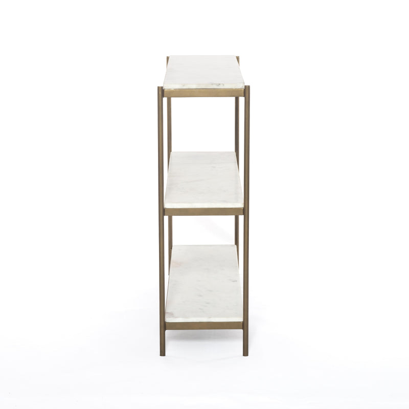 Felix Antique Brass Small Console Table | ready to ship!