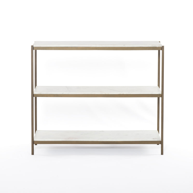 Felix Antique Brass Small Console Table | ready to ship!