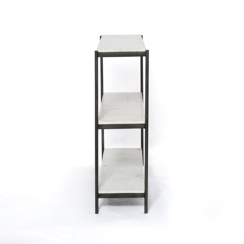 Felix Hammered Grey Small Console Table | shipping 6/23/2025