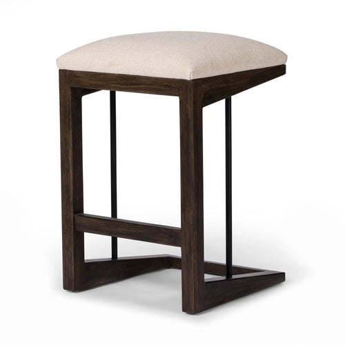 Finn Sienna Brown Oak Counter Stool | shipping 6/3/2025