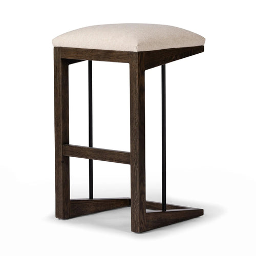 Finn Sienna Brown Oak Bar Stool | ready to ship!