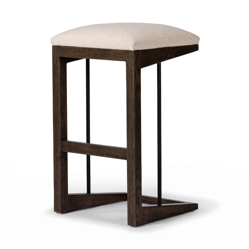Finn Sienna Brown Oak Bar Stool | ready to ship!