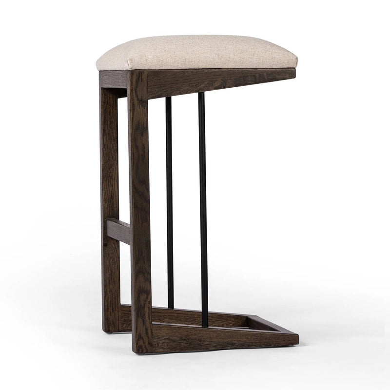 Finn Sienna Brown Oak Bar Stool | ready to ship!