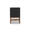 Fiona Black Raffia Nightstand | shipping 08/25/2025